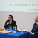 4.10.2024 Kielce. Szkoła Podstawowa nr 22 im. gen. Stanisława Maczka. Spotkanie młodzieży z Karoliną Maczek-Skillen, wnuczką generała Maczka / Fot. Aleksandra Kwaśniewska - Radio Kielce