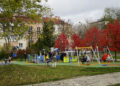 30.10.2024 Kielce. Nowy plac zabaw przy ulicy Zamenhoffa. / Fot. Aleksandra Kwaśniewska - Radio Kielce