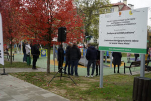 30.10.2024 Kielce. Nowy plac zabaw przy ulicy Zamenhoffa. / Fot. Aleksandra Kwaśniewska - Radio Kielce