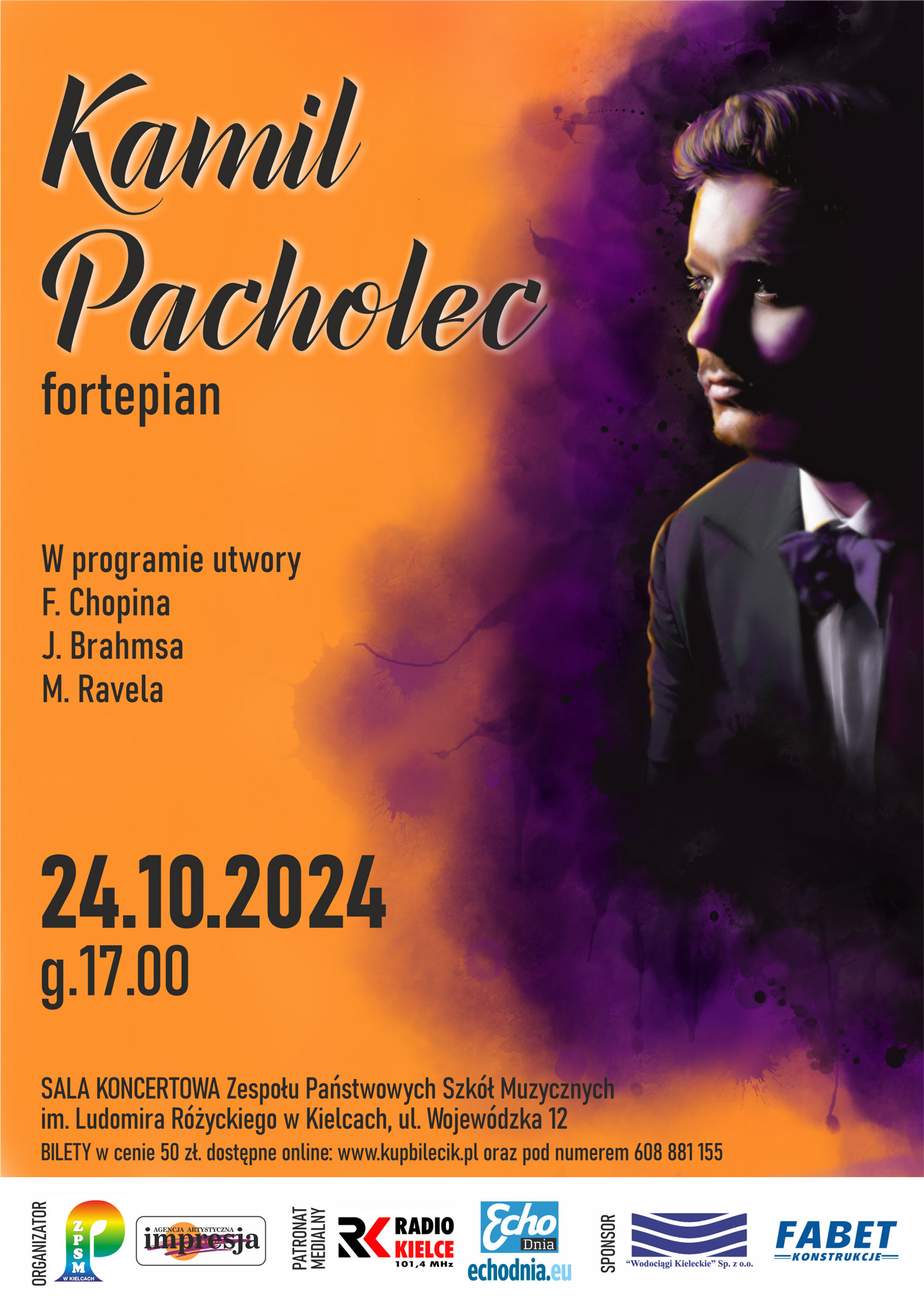 Koncert Kamila Pacholca w Zespole Państwowych Szkół Muzycznych w Kielcach - Radio Kielce