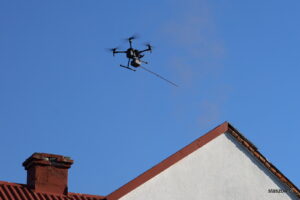 Staszów. Dron antysmogowym / Fot. staszow.pl