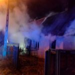25.11.2024. Kielce. Pożar budynku mieszkalnego / źródło: PSP Kielce