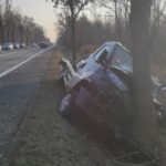 26.11.2024. Chmielnik. Wypadek / źródło: policja