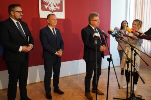 05.11.2024. Kielce. Konferencja prasowa przed Świętem Niepodległości / Fot. Świętokrzyski Urząd Wojewódzki w Kielcach