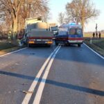 26.11.2024. Czekarzewice Pierwsze. Wypadek / źródło: KPP Opatów
