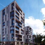 Kielce. Ulica Krakowska. Trzysegmentowy budynek wielorodzinny - wizualizacja / Źródło: idea.kielce