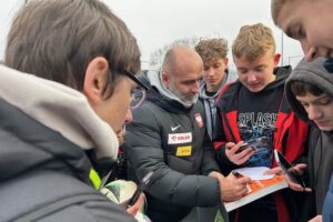 28.11.2024. Busko-Zdrój. Program „Z Orlika na Stadion” / Fot. Daniel Czwartosz - Radio Kielce