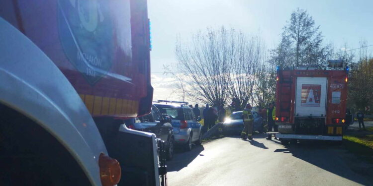 Niebezpieczna sytuacja na drodze. Koń nie ucierpiał