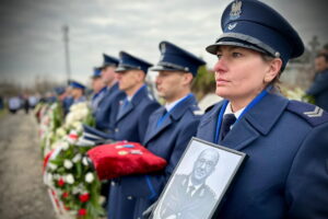 Ostatnie pożegnanie komendanta policji