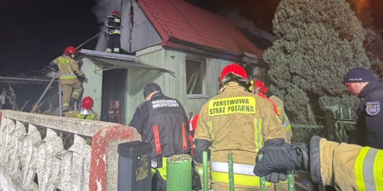 Tragiczny pożar. Mężczyzna zmarł mimo reanimacji