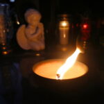 01.11.2024. Kielce. Cmentarz Stary o zachodzie słońca / Fot. Wiktor Taszłow - Radio Kielce