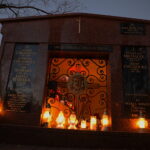 01.11.2024. Kielce. Cmentarz Stary o zachodzie słońca / Fot. Wiktor Taszłow - Radio Kielce