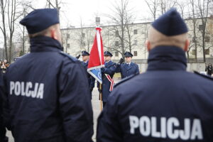 7.11.2024. Kielce. Uroczystość ślubowanie policjantów / Fot. Wiktor Taszłow – Radio Kielce