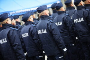 7.11.2024. Kielce. Uroczystość ślubowanie policjantów / Fot. Wiktor Taszłow – Radio Kielce