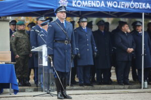 7.11.2024. Kielce. Uroczystość ślubowanie policjantów / Fot. Wiktor Taszłow – Radio Kielce