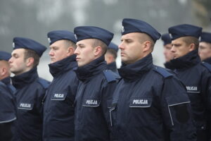 7.11.2024. Kielce. Uroczystość ślubowanie policjantów / Fot. Wiktor Taszłow – Radio Kielce