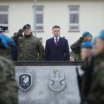 13.11.2024. Kielce. Uroczyste przekazanie Flagi Rzeczpospolitej Polskiej przez Marszałka Sejmu / Fot. Wiktor Taszłow - Radio Kielce