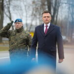 13.11.2024. Kielce. Uroczyste przekazanie Flagi Rzeczpospolitej Polskiej przez Marszałka Sejmu / Fot. Wiktor Taszłow - Radio Kielce