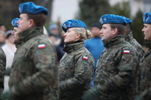 13.11.2024. Kielce. Uroczyste przekazanie Flagi Rzeczpospolitej Polskiej przez Marszałka Sejmu / Fot. Wiktor Taszłow - Radio Kielce