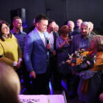 13.11.2024. Jędrzejów. Spotkanie Szymona Hołowni z mieszkańcami / Fot. Wiktor Taszłow - Radio Kielce