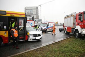 29.11.2024. Kielce. Wypadek / Fot. Wiktor Taszłow - Radio Kielce