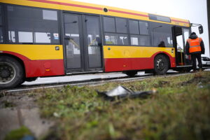 29.11.2024. Kielce. Wypadek / Fot. Wiktor Taszłow - Radio Kielce