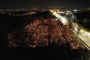 Kielce. Wszystkich Świętych. Cmentarze z lotu ptaka - Radio Kielce