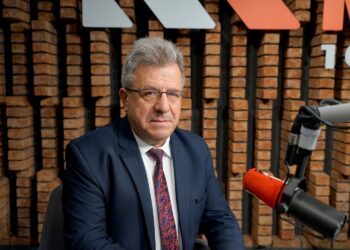 08.11.2024. Radio Kielce. Rozmowa Dnia. Na zdjęciu: Józef Bryk - wojewoda świętokrzyski / Fot. Piotr Kwaśniewski - Radio Kielce