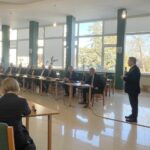 06.11.2024. Staszów. Podpisanie umowy na wykonanie portu przeładunkowego / Fot. Grażyna Szlęzak - Radio Kielce