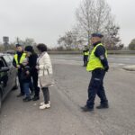 08.11.2024. Sandomierz. Akcja „Trzeźwy kierowca - bezpieczna droga" / Fot. Grażyna Szlęzak - Radio Kielce