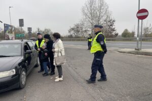 08.11.2024. Sandomierz. Akcja „Trzeźwy kierowca - bezpieczna droga" / Fot. Grażyna Szlęzak - Radio Kielce