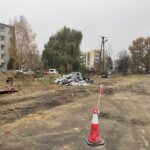 12.11.2024 Sandomierz. Budowa parkingu / Fot. Grażyna Szlęzak - Radio Kielce