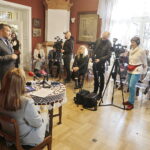 26.11.2024. Oblęgorek. Pałacyk Henryka Sienkiewicza. Podsumowanie projektu związanego z remontem obiektu / Fot. Jarosław Kubalski - Radio Kielce