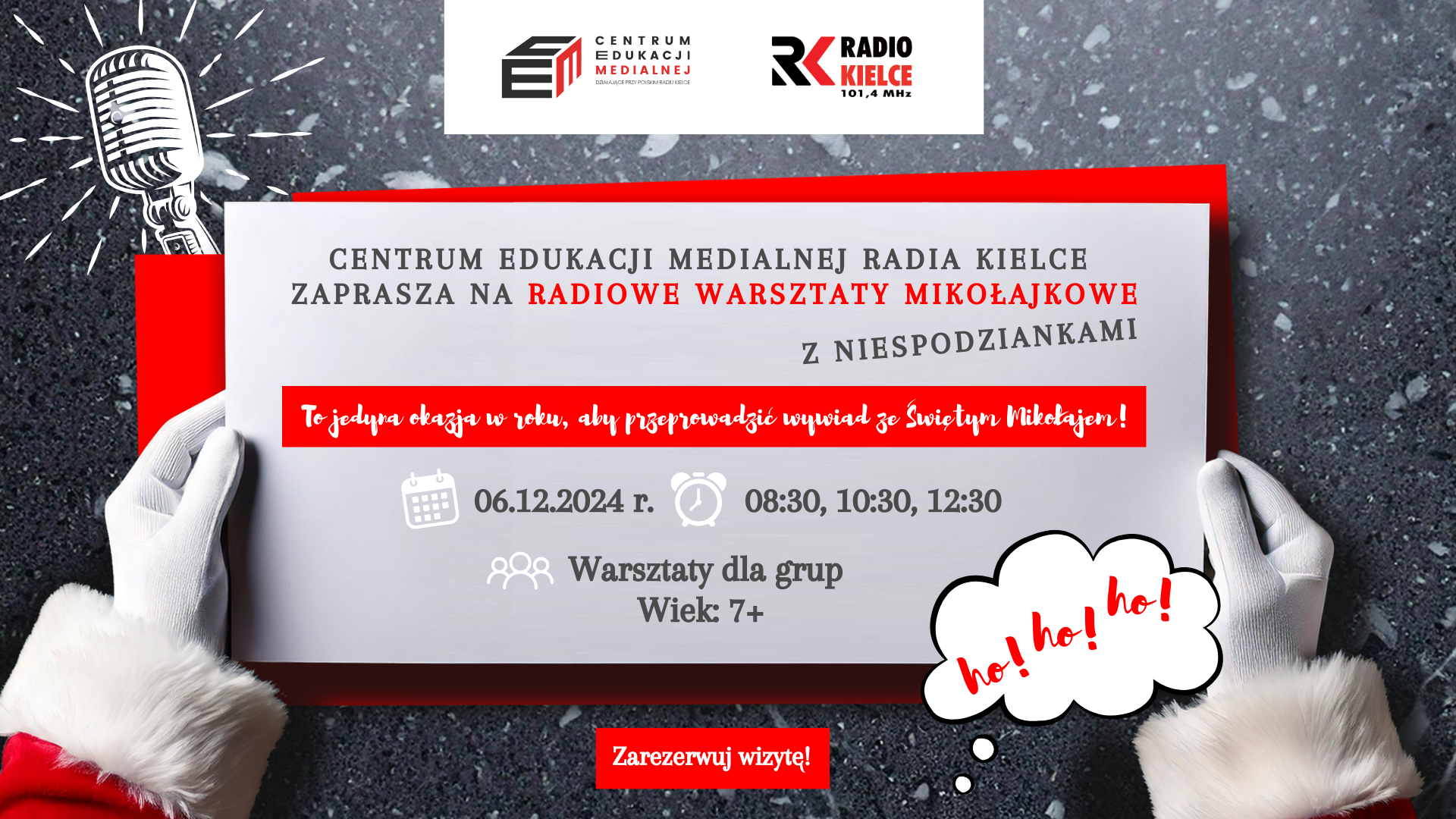 Radiowe warsztaty mikołajkowe z niespodziankami - Radio Kielce