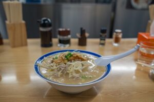 Sapporo. Miso ramen w miejscu jego wynalezienia - Aji no Sanpei / Fot. Katarzyna Grabowska