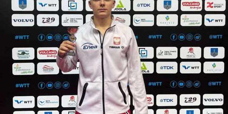 Marcel Błaszczyk trzeci w WTT Youth Contender na Węgrzech