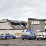 20.11.2024. Mława. Katastrofa budowlana / Fot. Państwowa Straż Pożarna - Facebook