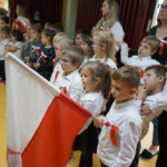 8.11.2024 Kielce. Uroczysta akademia z okazji Święta Niepodległości w PS nr 19 z Oddziałami Integracyjnymi w Kielcach. / Fot. Aleksandra Kwaśniewska - Radio Kielce
