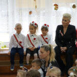 8.11.2024 Kielce. Uroczysta akademia z okazji Święta Niepodległości w PS nr 3 im Robinsona Crusoe w Kielcach. / Fot. Aleksandra Kwaśniewska - Radio Kielce