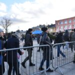 Końskie. Rozdawanie choinek podczas Jarmarku Bożonarodzeniowego / Fot. Magdalena Galas-Klusek - Radio Kielce