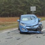 01.12.2024. Ruszcza. Wypadek / Fot. KMP Staszów