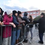 Końskie. Rozdawanie choinek podczas Jarmarku Bożonarodzeniowego / Fot. Magdalena Galas-Klusek - Radio Kielce