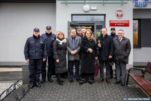 16.12.2024. Otwarcie posterunku policji w Wiślicy / Fot. Świętokrzyska Policja