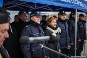 16.12.2024. Otwarcie posterunku policji w Wiślicy / Fot. Świętokrzyska Policja