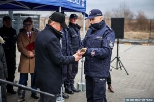 16.12.2024. Otwarcie posterunku policji w Wiślicy / Fot. Świętokrzyska Policja