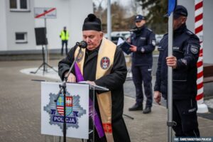 16.12.2024. Otwarcie posterunku policji w Wiślicy / Fot. Świętokrzyska Policja