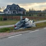 01.12.2024. Ruszcza. Wypadek / Fot. KMP Staszów