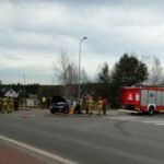 19.12.2024. Niestachów. Wypadek / źródło: PSP Kielce