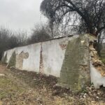 05.12.2024. Sandomierz. Remont muru / Fot. Grażyna Szlęzak - Radio Kielce