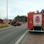 19.12.2024. Niestachów. Wypadek / źródło: PSP Kielce